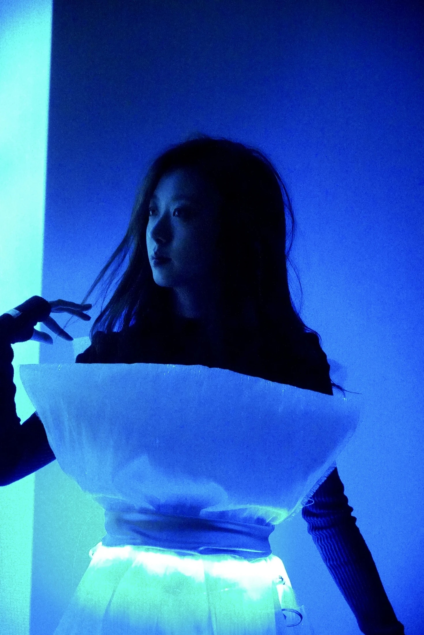 Galaxy Beat — the illuminated garment being worn.