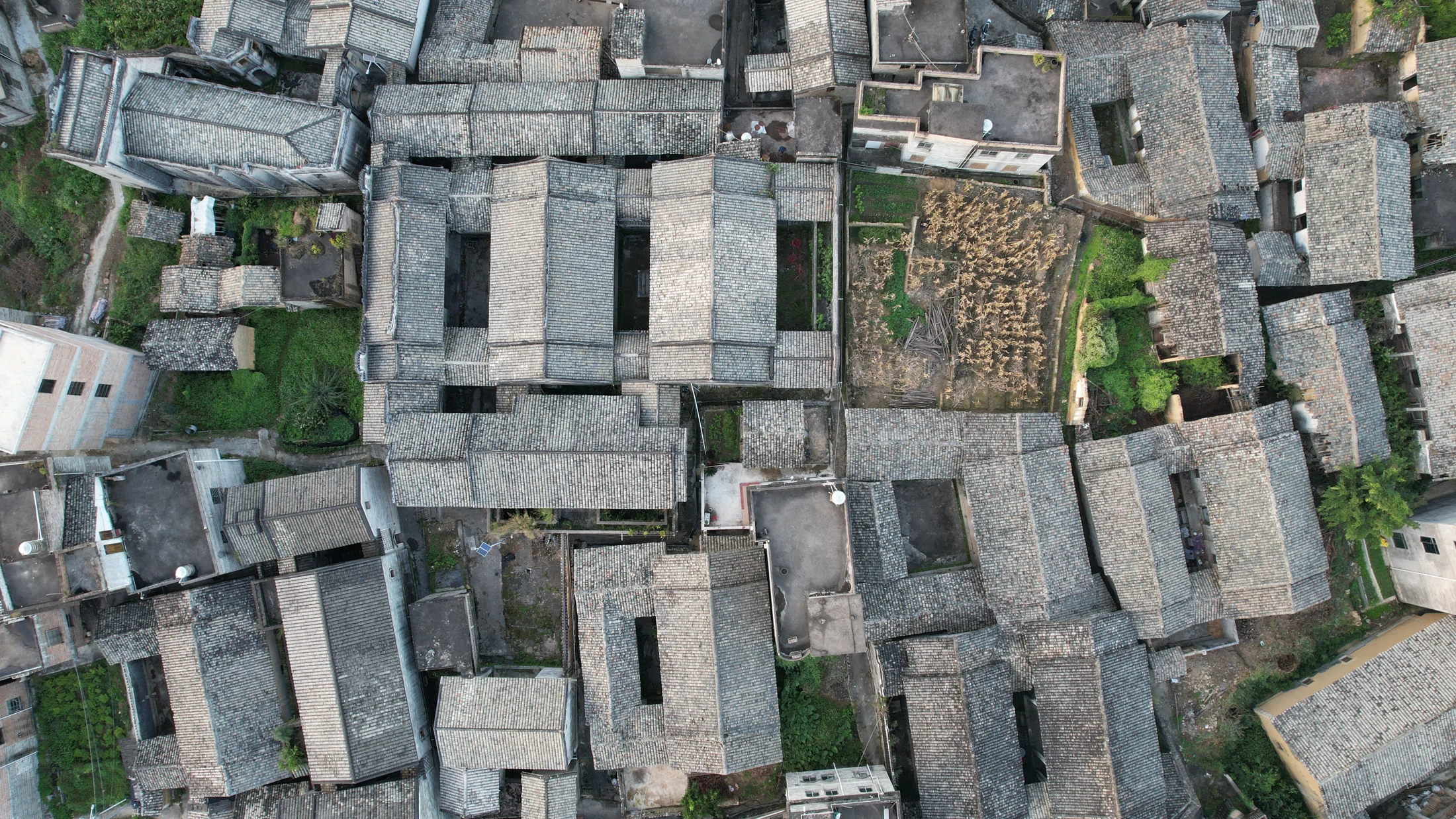 Historic buildings within the village fabric.